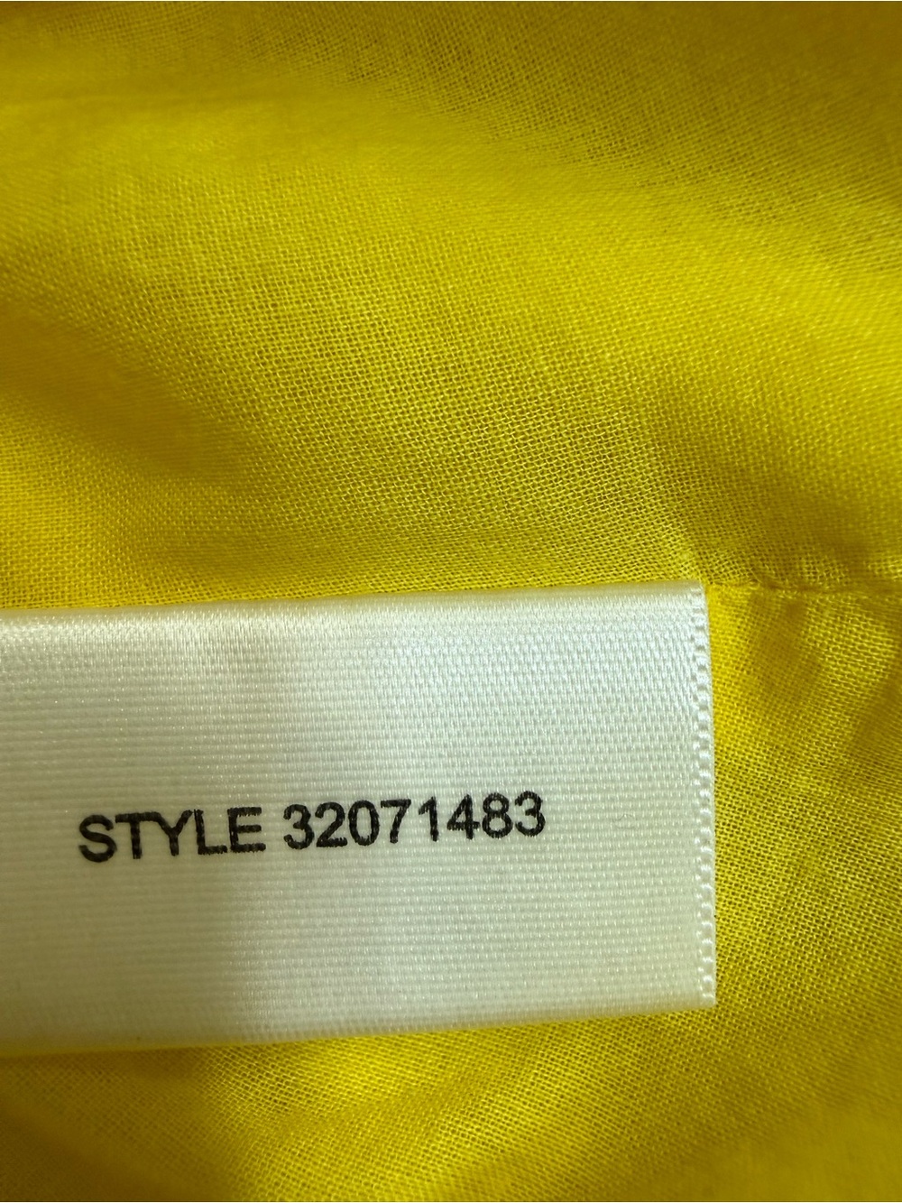 Tory Burch Yellow Sleeveless Midi Dress with Fringe Hem - Picture 8 of 10